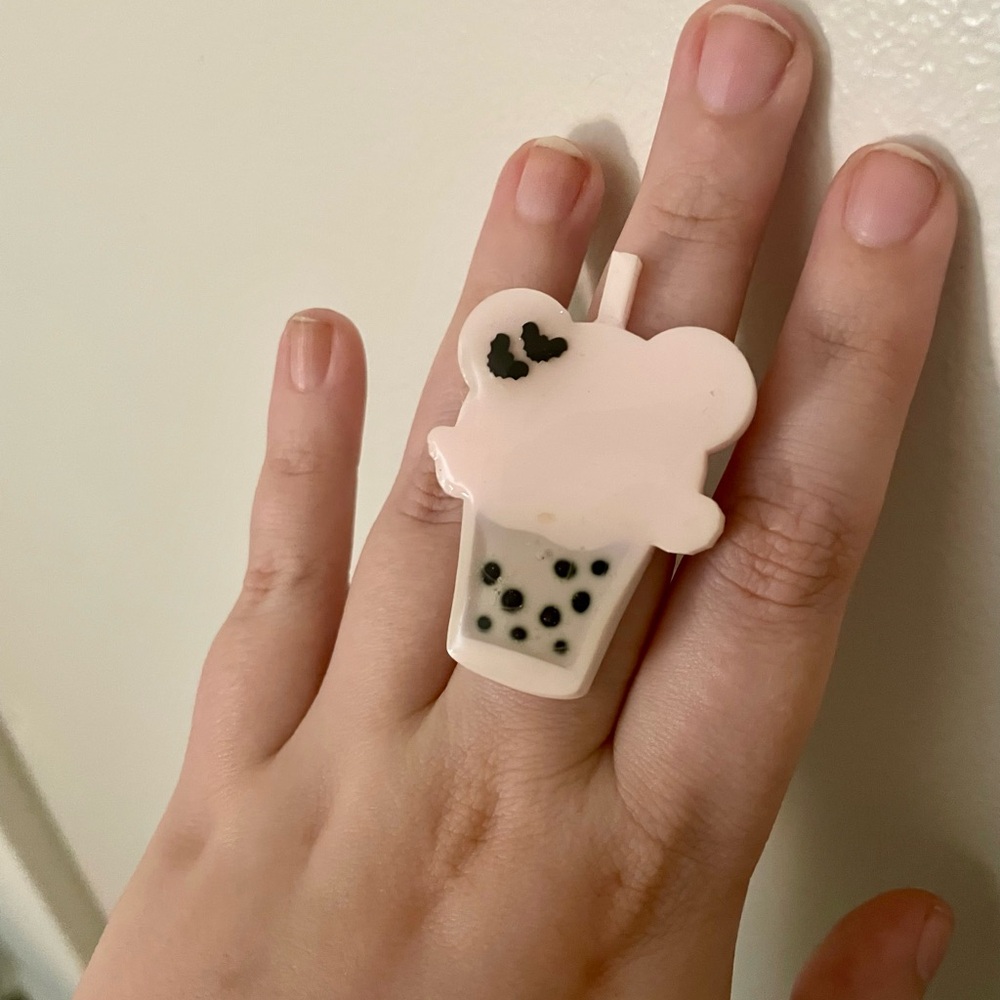 Cute Bubble Tea Ring